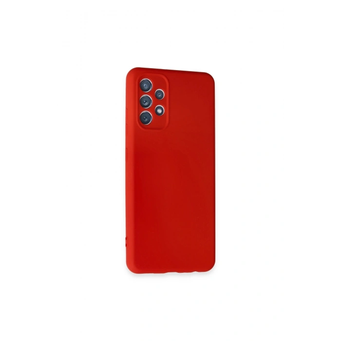 Samsung Galaxy A32 Kılıf First Silikon - Kırmızı