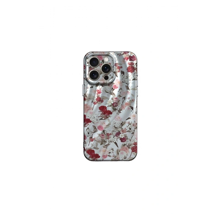 İphone 13 Pro Kılıf Crew Desenli Kapak - Çiçek