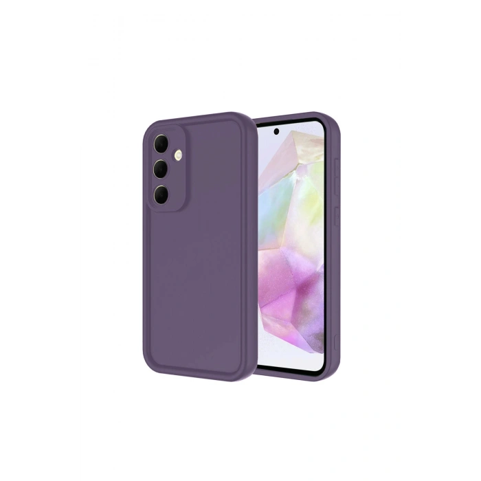 Samsung Galaxy A16 5g Kılıf Viera Silikon - Mürdüm