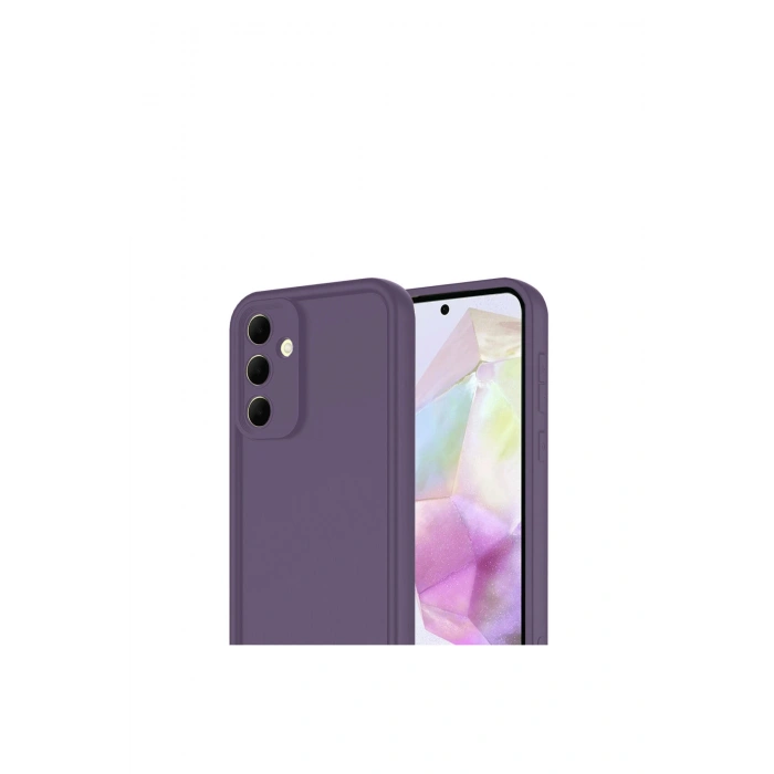 Samsung Galaxy A16 5g Kılıf Viera Silikon - Mürdüm