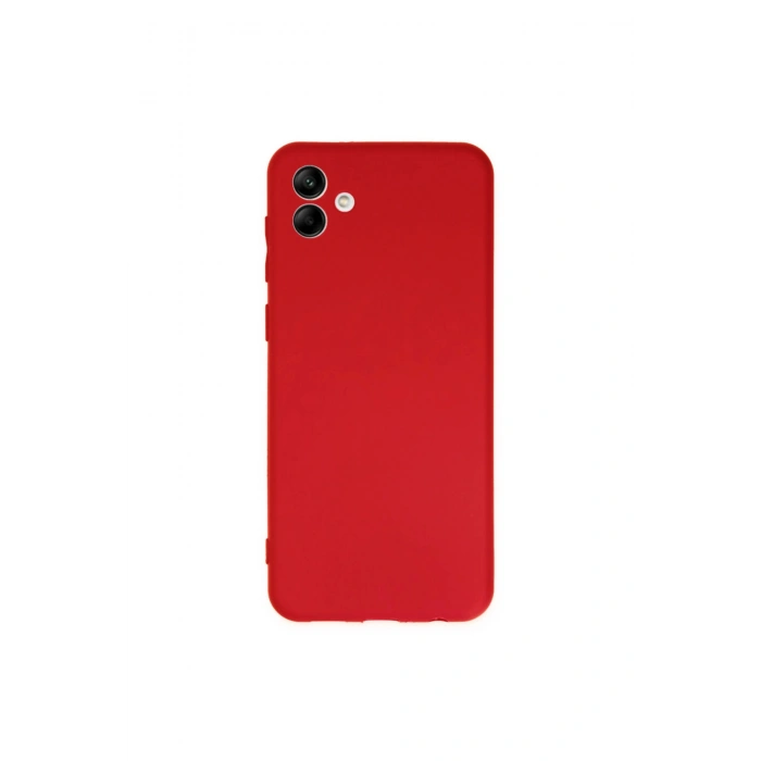 Samsung Galaxy A04 Kılıf First Silikon - Kırmızı