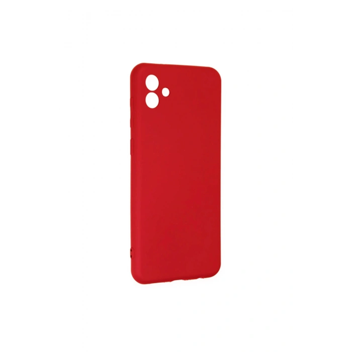 Samsung Galaxy A04 Kılıf First Silikon - Kırmızı