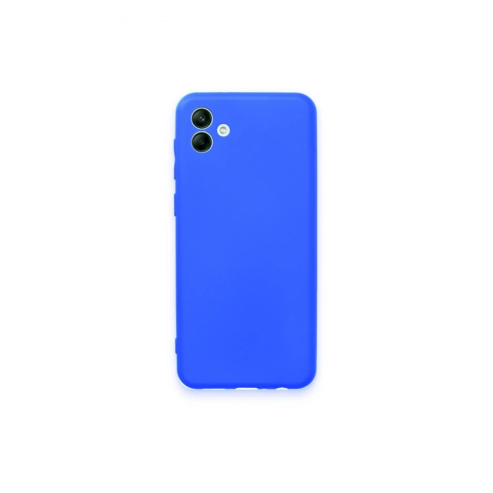 Samsung Galaxy A04 Kılıf First Silikon - Mavi