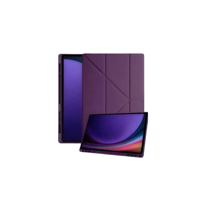 Samsung Galaxy X730 Tab S11 Kalemlikli Mars Tablet Kılıfı - Mürdüm