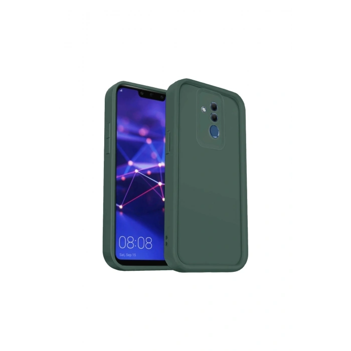 Huawei Mate 20 Lite Kılıf Viera Silikon - Koyu Yeşil