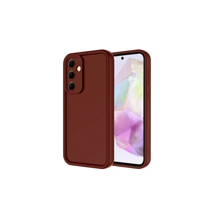 Samsung Galaxy A36 Kılıf Viera Silikon - Bordo
