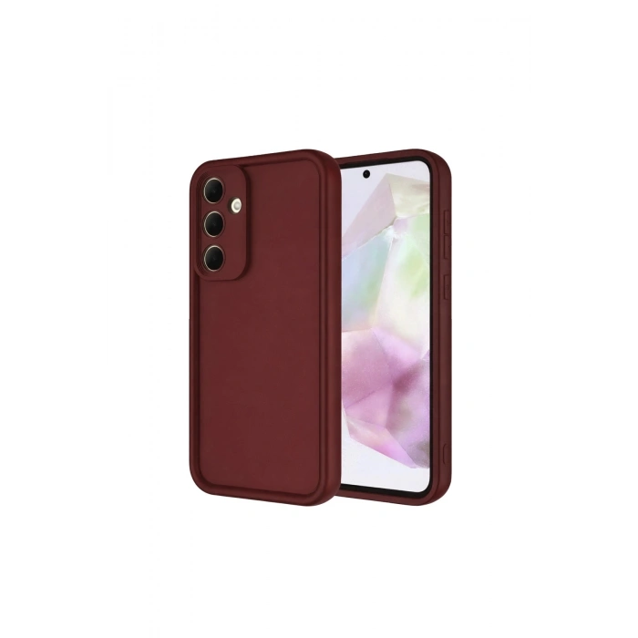 Samsung Galaxy A56 Kılıf Viera Silikon - Bordo