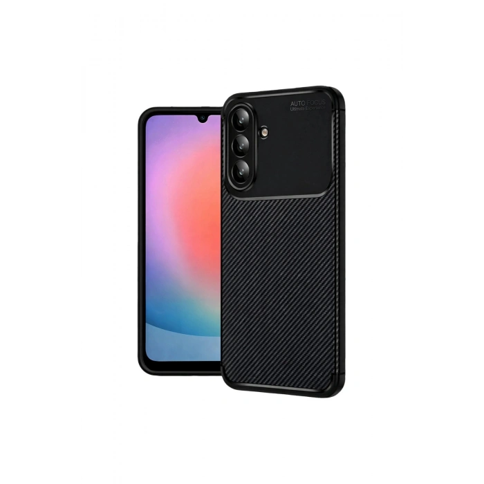 Samsung Galaxy A37 5g Auto Focus Karbon Kapak - Siyah