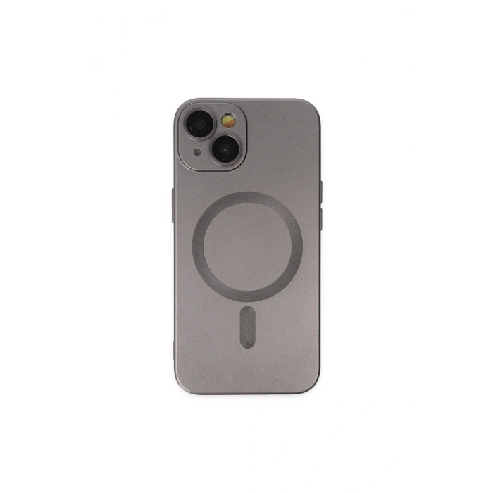İphone 14 Plus Kılıf Moshi Lens Magneticsafe Silikon - Füme