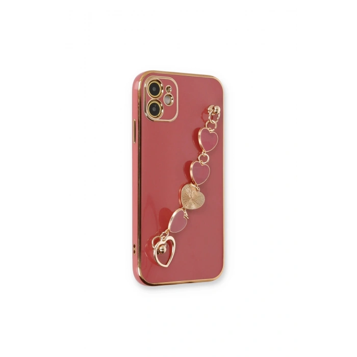 İphone 12 Kılıf Esila Silikon - Kırmızı