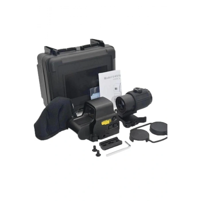 558g43 Xps2 Hedef İşaretleyici Red Dot Holografik Nişangâh, 5x Büyütmeli Setsiyah