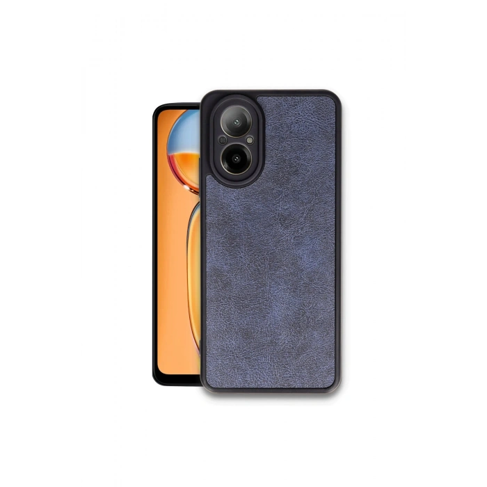 Realme 12 Lite Kılıf Aras Deri Kapak - Lacivert