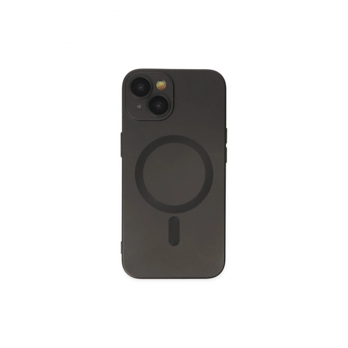 İphone 14 Plus Kılıf Moshi Lens Magneticsafe Silikon - Siyah