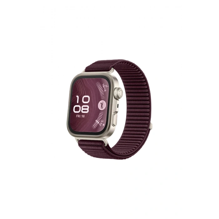 Huawei Fit 4 Braid Kordon (SAAT DEĞİLDİR) - Mürdüm