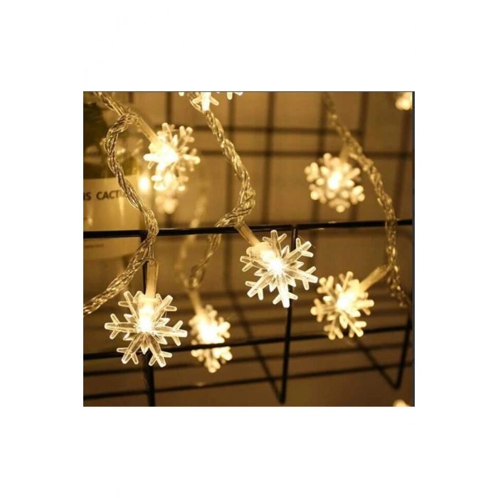 Kar Tanesi 5m 28 Led Gün Işığı Kar Tanesi:4cm Mz-16-18