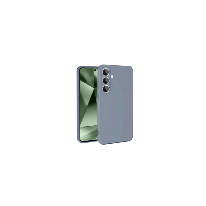 Samsung Galaxy S24 Fe Kılıf Nano İçi Kadife Silikon - Gri