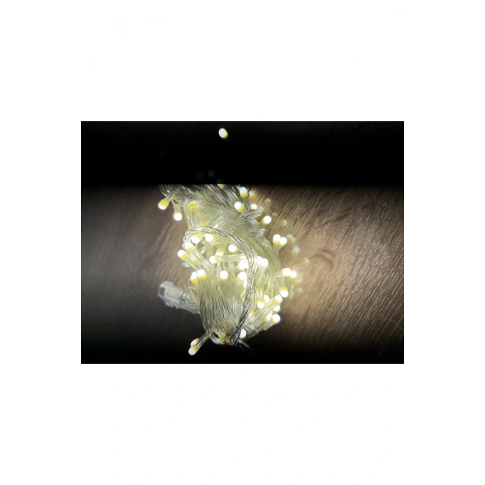 10m 100 Led Damla Uçlu Gün Işığı Şeffaf Kablo Mz-17-4