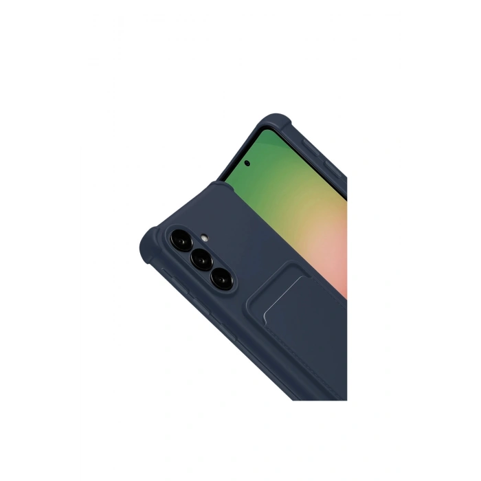 Samsung Galaxy A17 5g Kelvin Kartvizitli Silikon - Lacivert