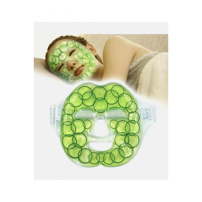 Salatalık Desenli Termojel – Soğuk Sıcak Kullanım, Rahatlatıcı Jel Ped