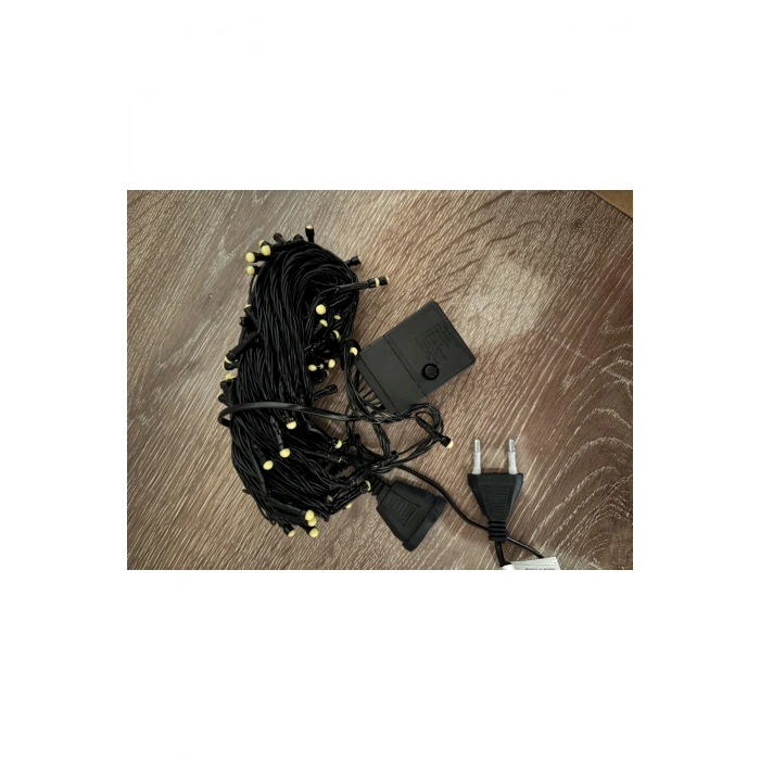 10m 100 Led Damla Uçlu Gün Işığı Siyah Kablo Mz-17-3
