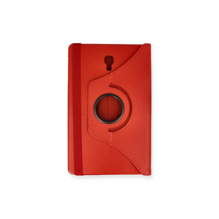 Samsung Galaxy T590 Tab A 10.5 Kılıf 360 Tablet Deri Kılıf - Kırmızı