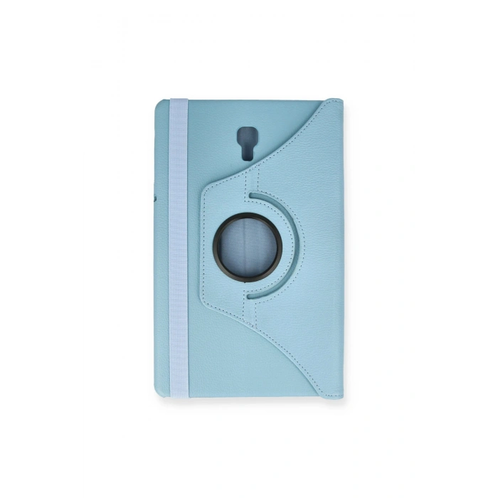 Samsung Galaxy T590 Tab A 10.5 Kılıf 360 Tablet Deri Kılıf - Turkuaz