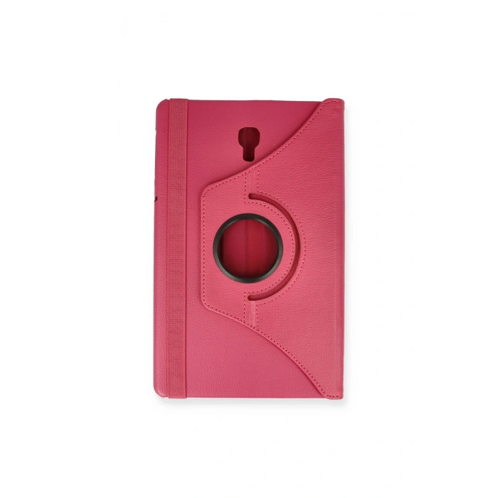 Samsung Galaxy T590 Tab A 10.5 Kılıf 360 Tablet Deri Kılıf - Pembe