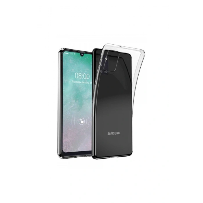 Samsung Galaxy A31 Kılıf Lüx Şeffaf Silikon