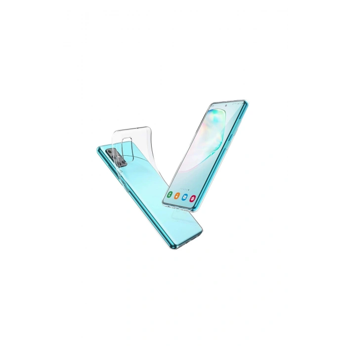 Samsung Galaxy A51 Kılıf Lüx Şeffaf Silikon