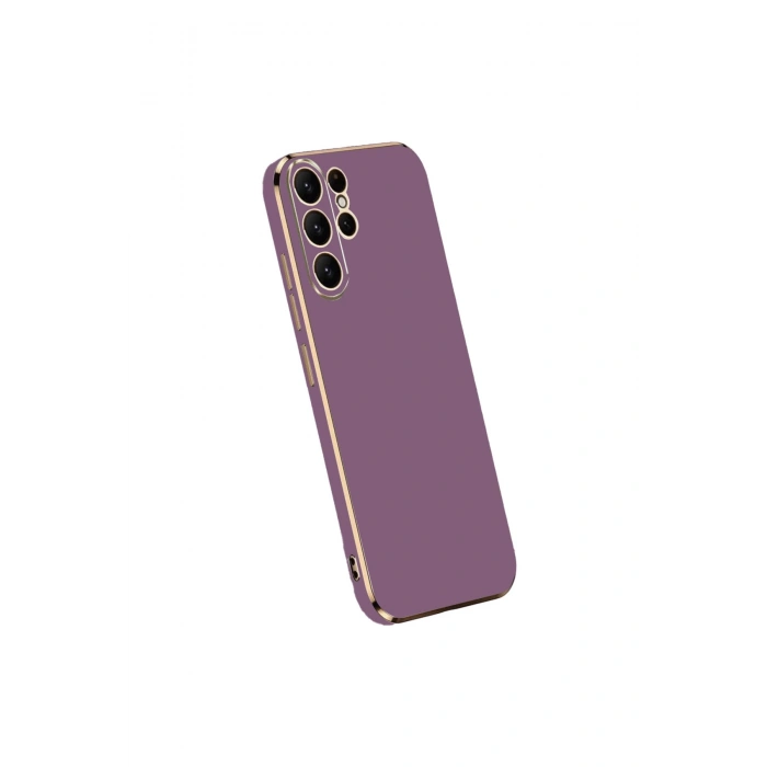 Samsung Galaxy S24 Ultra Kılıf Volet Silikon - Mor