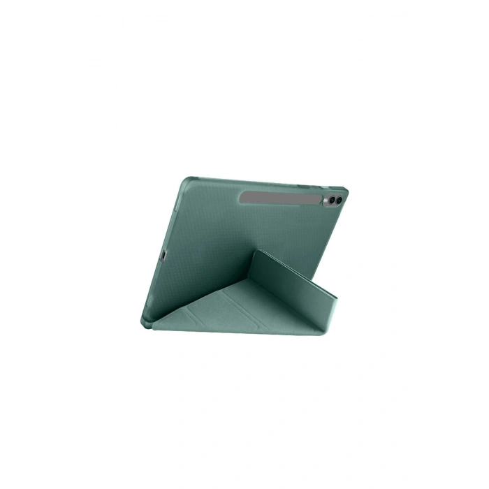 Samsung Galaxy X510 Tab S9 Fe 11 Kılıf Kalemlikli Mars Tablet Kılıfı - Koyu Yeşil