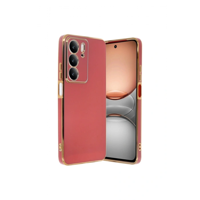 Realme C75 4g Kılıf Volet Silikon - Kırmızı