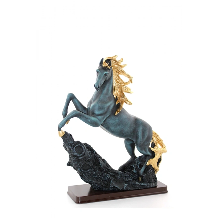 Polyester Şahlanmış At Figürü Alk1628