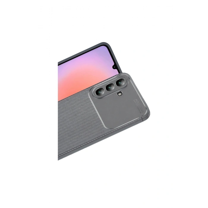 Samsung Galaxy A57 5g Auto Focus Karbon Kapak - Gri