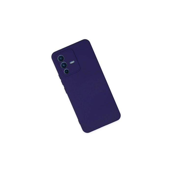 Vivo V23 5g Kılıf Nano İçi Kadife Silikon - Mor