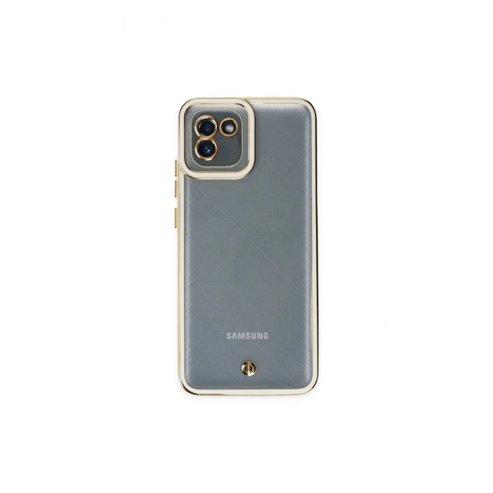 Samsung Galaxy A03 Kılıf Liva Lens Silikon - Beyaz