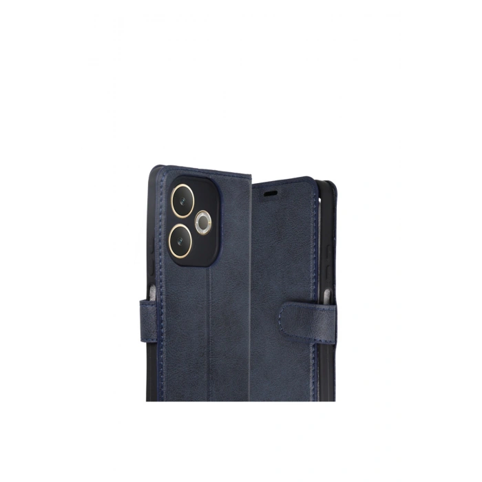 Oppo A5 Pro 4g Trend S Plus Kapaklı Kılıf - Lacivert