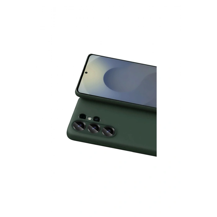 Samsung Galaxy S26 Ultra First Silikon - Koyu Yeşil