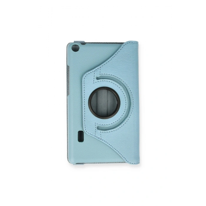 Huawei Mediapad T3 7 Kılıf 360 Tablet Deri Kılıf - Turkuaz
