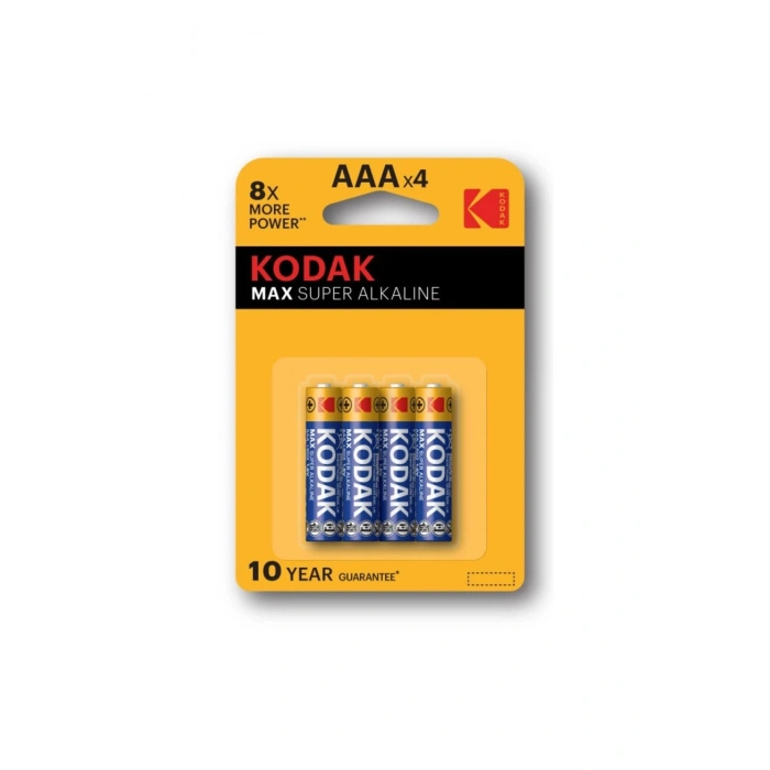Kodak 4 Adet Max Super Alkalin İnce Pil