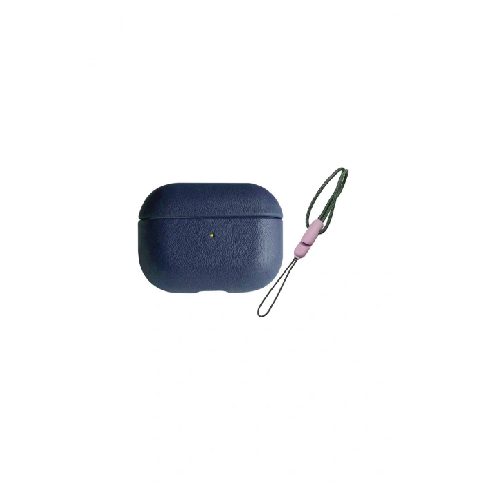 Airpods 3 (3.nesil) 405 Deri Kılıf - Lacivert
