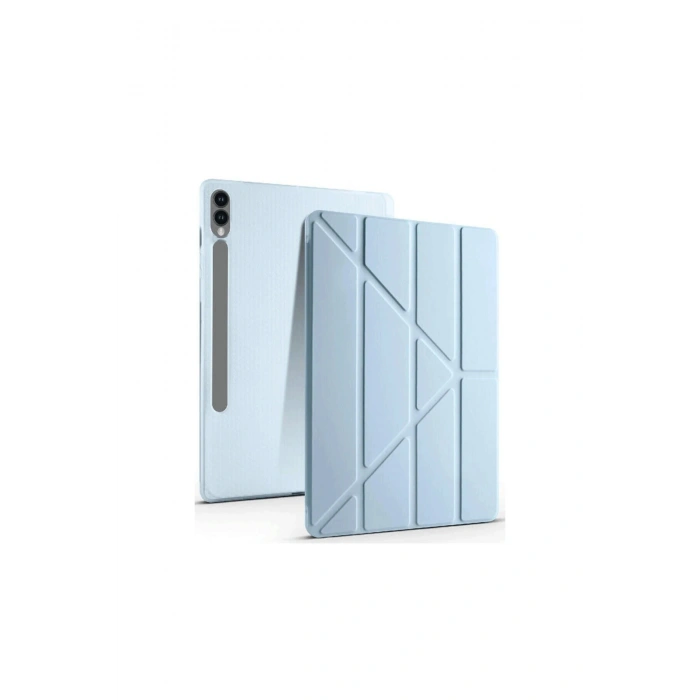 Samsung Galaxy X510 Tab S9 Fe 11 Kılıf Kalemlikli Mars Tablet Kılıfı - Mavi