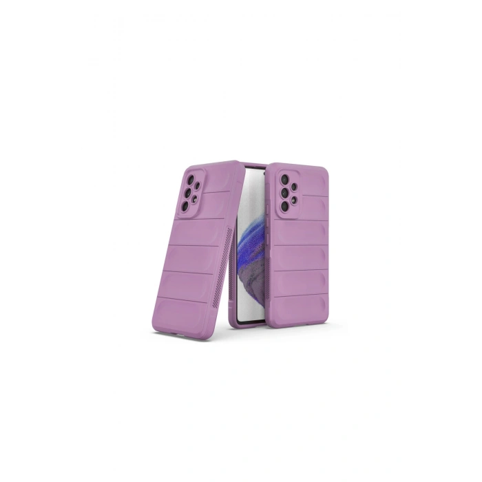 Samsung Galaxy A73 5g Kılıf Optimum Silikon - Mor