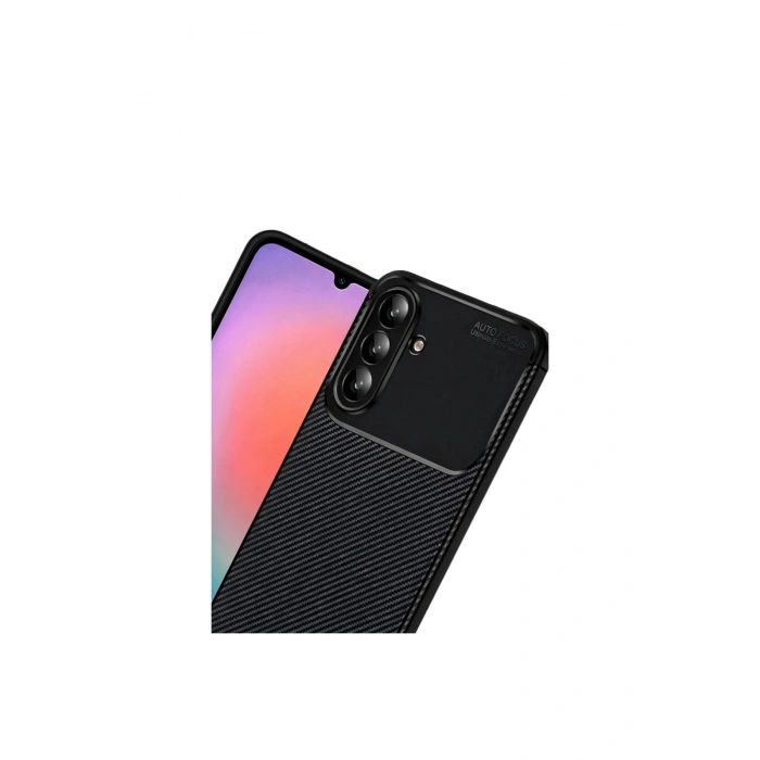 Samsung Galaxy A57 5g Auto Focus Karbon Kapak - Siyah