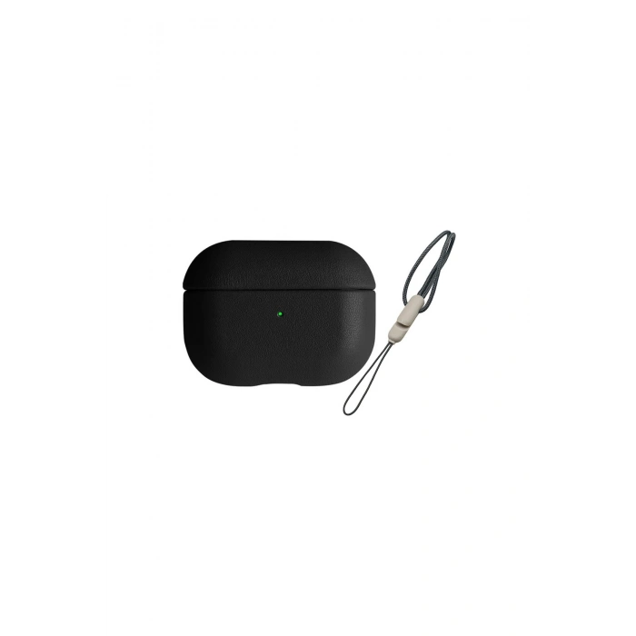 Airpods 3 (3.nesil) 405 Deri Kılıf - Siyah