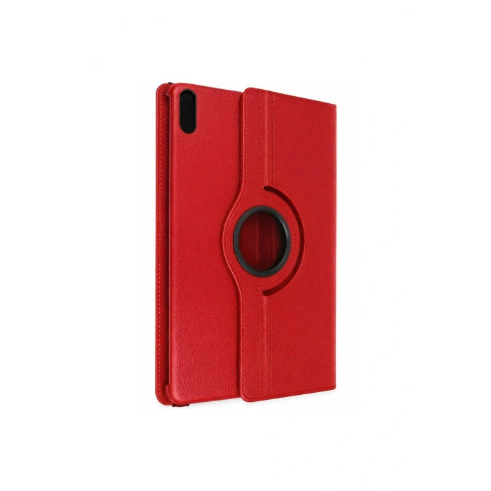 Huawei Matepad 11 10.9 360 Tablet Deri Kılıf - Kırmızı