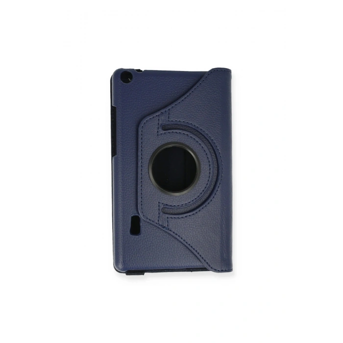 Huawei Mediapad T3 7 Kılıf 360 Tablet Deri Kılıf - Lacivert