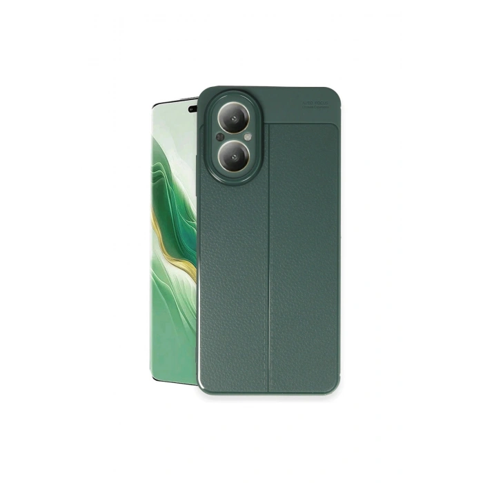 Realme 12 Lite Kılıf Auto Focus Kapak - Koyu Yeşil