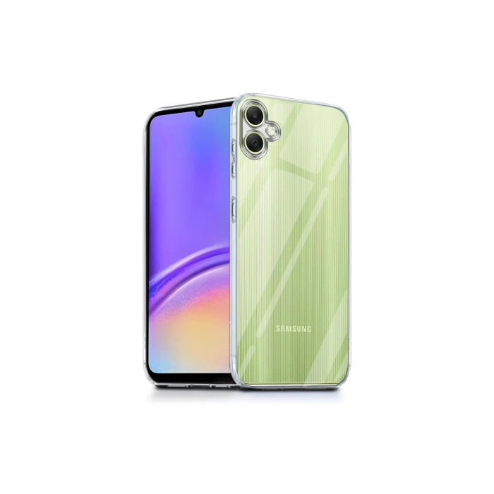 Samsung Galaxy A07 Lüx Şeffaf Silikon - Şeffaf