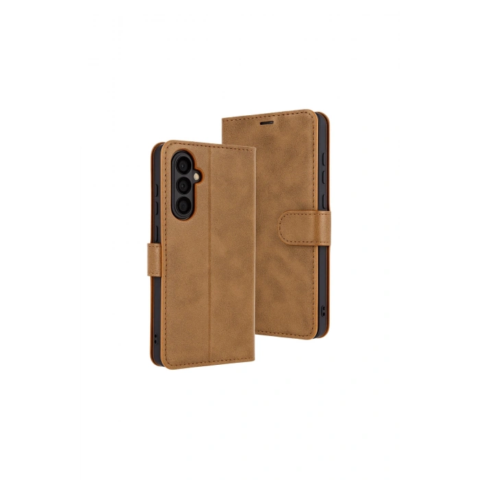 Samsung Galaxy A17 5g Trend S Plus Kapaklı Kılıf - Taba